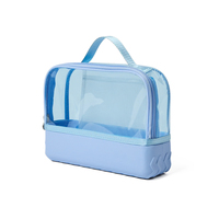 Étui à eau en EVA personnalisé avec logo, transparent, pour voyage, maquillage, trousse de toilette