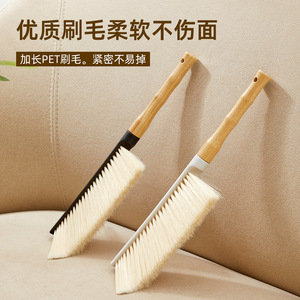 Bed Sweeper Soft Bristle <b>Brush</b> Bamboo Handle For Bed Sofa <b>Cleaning</b> - Product Image 4
