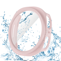PC+Temperli Cam Saat Kılıfı 40mm 44mm Galaxy Watch9/8 Koruyucu Saat Kılıfı Samsung Watch9/8 Ekran Koruyucu Kapak