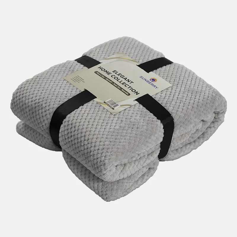 Coperta personalizzata morbida Plaid ananas flanella coperta tessuti per la casa 100% poliestere soffici coperte per l'inverno