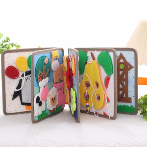 Libro delle Attività per Bambini Montessori, Libro Silenzioso per Bambine, Apprendimento Prescolare, Libro in Feltro con Varie Attività - Product Image 2
