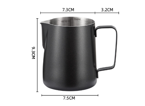 black sharp spout 350ml