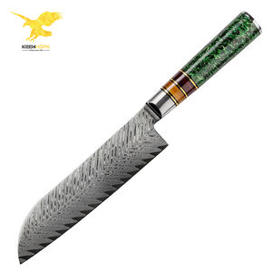 Ensemble de couteaux de cuisine KEENHOPE 8 pièces, acier inoxydable Damas 67 couches VG10 10Cr15CoMoV avec manche en résine composite acrylique - Product Image 2