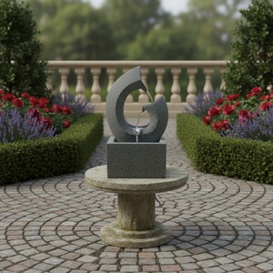 Ornamenti da Giardino Unici: Fontana a Cascata in Vetro e Fibra di Vetro a Forma di Animale Marino per Laghetti, Ispirata alla Natura - Product Image 2