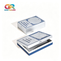 Emballage de cigarettes personnalisé de luxe, boîte cadeau rigide avec structure en carton blanc, logo estampé à chaud, intérieur en carton soyeux