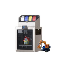 QIDI Q2 Combo Pencetakan Kecepatan Tinggi 600mm/s Printer 3D FDM Multicolor Ukuran Besar 270*270*256mm dengan WIFI Industri