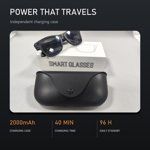 แว่นตาอัจฉริยะ AI ควบคุมด้วยเสียงและสัมผัส ถ่ายภาพ 4K บันทึกวิดีโอ 1K แปลภาษาแบบเรียลไทม์ กันน้ำระดับ IP67 เลนส์เปลี่ยนได้ OEM/ODM - Product Image 3