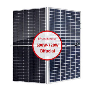 アメリカ倉庫在庫400W 450W 500W 580W 600W 650W 700W両面ソーラーパネルパワーシステムN型ロサンゼルスソーラーパネル - Product Image 2