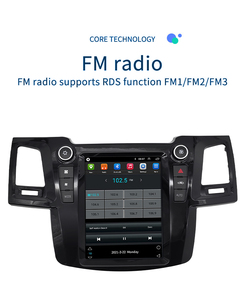 Autoradio 6+128G pour Toyota Fortuner Hilux 2007 2008 2012 2014 <span class=keywords><strong>2015</strong></span>, Bluetooth mains libres, autoradio Android - Product Image 1