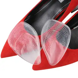 Silikon-Rutschfeste Einsätze für Damenschuhe selbstklebende Vorfuß-Hafen-Gelsohlen anti-Rutsch-Fußpads für Absätze Sandalen