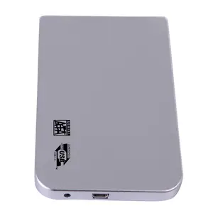 Super Slim Aluminum White External Case 2.5 HDD USB 3.0 For 2tb Hdd