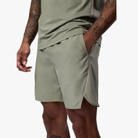 Shorts de sport pour homme OEM à compression, séchage rapide, taille élastique, extensibles dans quatre directions, avec poches, personnalisables avec logo, pour fitness et jogging