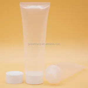 Сжатие для упаковки шампуня и кондиционера, прозрачный мини-размер 0,75 унций, косметический пластиковый тюбик