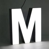 Panneau de signalisation d'usine Led sans bordure lettre lumière fumée boutique affaires Led canal lettre signe pour la publicité