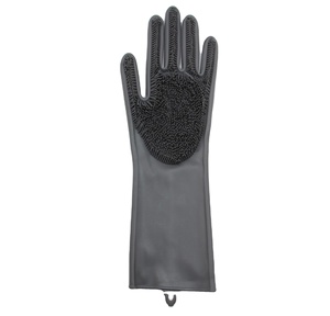 Gant de douche exfoliant en silicone pour le corps, brosse de lavage douce, gant de loofah nettoyant - Product Image 5