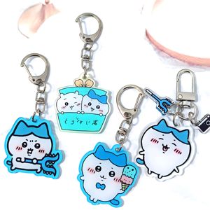 Chine Usine Texte Personnalisé Imprimé UV Anime <span class=keywords><strong>Porte</strong></span>-clés Acrylique Charme En Plastique dans le Style de Bande Dessinée pour les Fans - Product Image 1