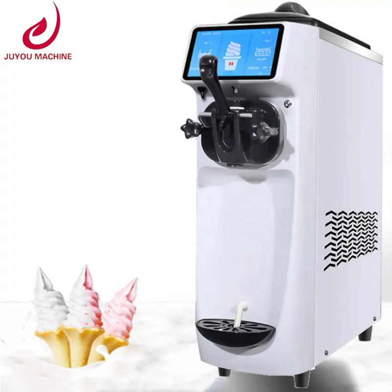 1600W Commercial New Design Industrial table top air pump soft ice cream machine