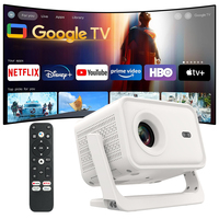 Projecteur Android 14 P21 GTV 4K1GB32GB Direct Usine Full HD1080P 500 ANSI Lumens Mise au Point Automatique 5G WiFi6 Vidéo Home Cinéma Portable