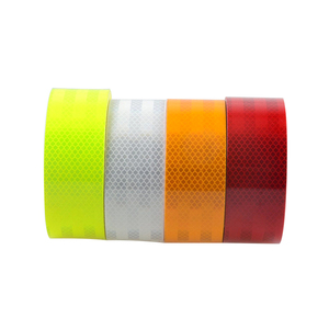 Haute visibilité DOT C2 ruban autocollant de sécurité auto-adhésif réfléchissant étanche rouge et blanc pour camions ruban réfléchissant extérieur - Product Image 2