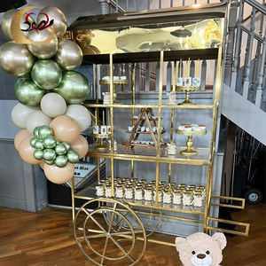 รถเข็นขนมงานเลี้ยงฉลองทารกและงานแต่งงาน โครงสแตนเลส ผลิตในกวางตุ้ง ประเทศจีน รุ่นเฟยเต้า โมเดล TD071 - Product Image 1