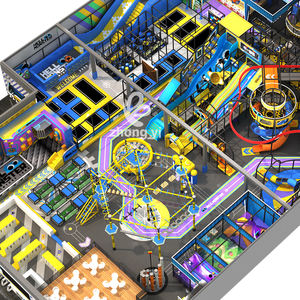 Aire de jeux intérieure commerciale personnalisable, labyrinthe, <span class=keywords><strong>parc</strong></span> d'attractions, équipement de jeu souple, centre de divertissement pour enfants - Product Image 2