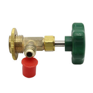 Válvula <span class=keywords><strong>de</strong></span> bola <span class=keywords><strong>de</strong></span> seguridad con control <span class=keywords><strong>de</strong></span> flujo para latas <span class=keywords><strong>de</strong></span> refrigerante R22/<span class=keywords><strong>R410</strong></span>, operada por <span class=keywords><strong>gas</strong></span>, <span class=keywords><strong>de</strong></span> latón -1/4 <span class=keywords><strong>R410</strong></span>-1/4 para <span class=keywords><strong>aire</strong></span> <span class=keywords><strong>acondicionado</strong></span> - Product Image 5