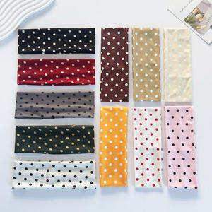 Viviblook Z314AS02 Bandeau élastique pour femme, style rétro à pois, accessoire de coiffure pour le sport, le fitness et le maquillage - Product Image 2