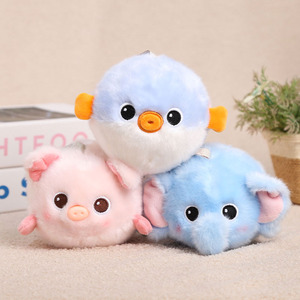 Juguetes Songshan al por mayor: Bolas de espuma viscoelástica para aliviar la presión, muñeco de peluche de 10 cm, colgante de erizo, gato, delfín de río, llavero - Product Image 4