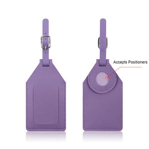 Etiqueta de Equipaje Personalizada, Sublimada, de Cuero PU Genuino, con Hebilla y Correa, Porta Etiquetas de Nombre para Maletas de Viaje - Product Image 2