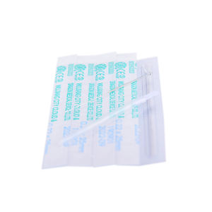 Agujas desechables para acupuntura, agujas estériles chapadas en plata con tubo guía - Product Image 4