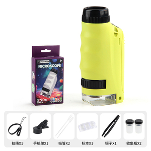 어린이 휴대용 60-120X 줌 LED 조명 포켓 현미경 어린이 8-12 - Product Image 6
