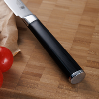 Couteau de cuisine personnalisé avec logo, couteau à steak japonais de 5 pouces, 67 couches d'acier Damas, manche ergonomique, usine vérifiée