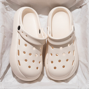 Sandalias <span class=keywords><strong>de</strong></span> plataforma con suela gruesa y rayas, estilo Cueva, para mujer, calzado exterior, novedad Verano 2025, para playa y deportes, antideslizantes, con aumento <span class=keywords><strong>de</strong></span> altura, al por mayor - Product Image 3