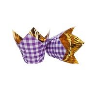 Tulipe dorée doublures de cupcake muffin gobelets de cuisson doublures en papier étui à gâteau papier cuisson cupcake