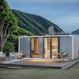Bâtiment de bureau préfabriqué en acier, maison conteneur détachable, écologique, de luxe, à trois chambres, à construction rapide et au design personnalisable - Product Image 1