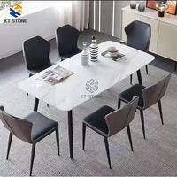 Table en pierre KT STONE populaire pour la maison, ambiance simple, entretien facile, bureau pour un aménagement moderne, salle à manger d'hôtel, marbre