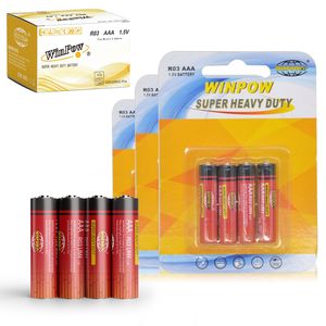 Aaa-r03 r6s um-3 № 7 aaa размер um4 № 5 цинк-углерод d r6 1,5 В тяжелый aa углеродный цинковый сухой аккумулятор - Product Image 5