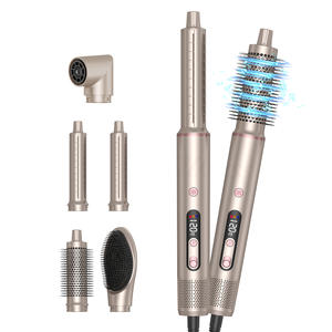 ชุดแท่งดัดผมแบบแบน6ใน1ชุดที่ม้วนผมเปลี่ยนแปรงได้ - Product Image 1