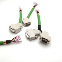 Kabel Encoder untuk Enkoder Jarak Pada X14, DEH11B / DER11B / DEU21B 08181667 atau 08181675 PVC/PUR 6*2*0.25 Kabel untuk Motor