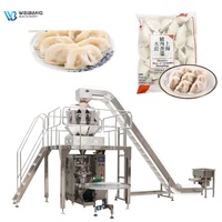 Machine d'emballage multi-têtes pour petits pains vapeur, boulettes de bœuf surgelées, siomai et autres garnitures en sachets