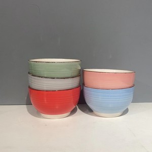 Hot Sale Ceramic <strong>Bowl</strong> with logo Custom Bulk Unique Embossed <strong>Bowl</strong> STONEWARE RICE/<strong>CEREAL</strong> <strong>BOWL</strong> - Product Image 1