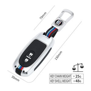 Étui de protection pour clé de voiture en alliage de zinc et gel de silice pour SUZUKI Grand <span class=keywords><strong>Vitara</strong></span> <span class=keywords><strong>S</strong></span>-<span class=keywords><strong>CROSS</strong></span> Alivio SX4, porte-clé<span class=keywords><strong>s</strong></span>, accessoires - Product Image 4