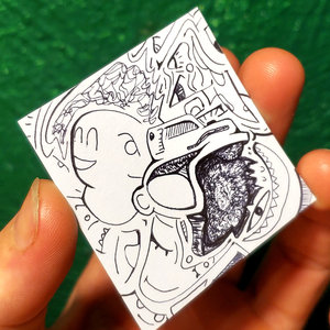 งานศิลปะการตกแต่งบ้านที่แปลกใหม่และสร้างสรรค์ภาพวาด7.15.2025การ์ตูนของ IW - Product Image 6