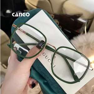 Retro Tr90 Brille Mode und Funktional ität Elegante Sonnenbrille mit transparentem Rahmen für alle Gelegenheiten Anti-Blaulicht-Brille