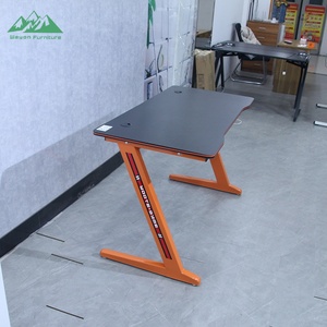 Escritorio para Juegos Profesional en Forma de <span class=keywords><strong>Z</strong></span> Wayon, Mesa para PC de Fibra de Carbono con Arco Ergonómico y Detalles de Carreras para Jugadores de Deportes Electrónicos - Product Image 5