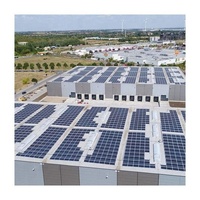 Système de montage de panneaux solaires en plein champ, résistant au vent, non-pénétrant, de qualité professionnelle, en alliage zinc-aluminium-magnésium