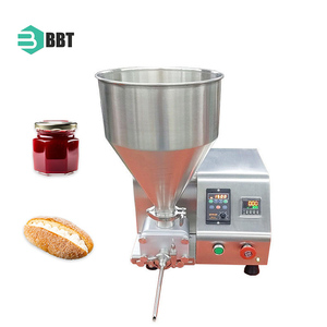 Nueva máquina de llenado de crema de hojaldre para panadería con fácil operación para rellenos de frutas y leche - Product Image 4