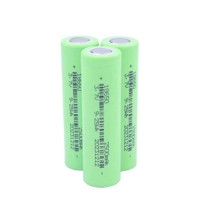 18650 Battery Cells 2500mAh 3.7V  Lithium Battery Cells 18650 Lithium Ion Battery 18650