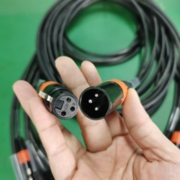 Fabrication professionnelle, le câble DMX 3 broches XLR peut être utilisé pour le microphone audio