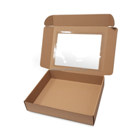 Caja de Cartón Corrugado Kraft Ecológica Personalizada con Relieve, Caja de Embalaje Plegable Premium con Logotipo Impreso para Envío y Regalos